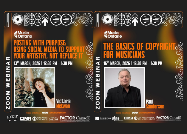 MusicOntario Presents The March Webinar Series 2026